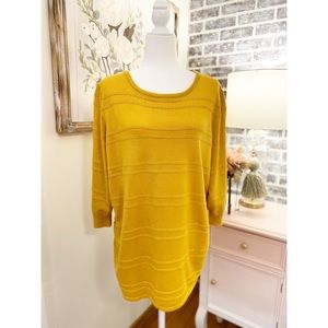 NWOT Lane Bryant 3/4 sleeve sweater